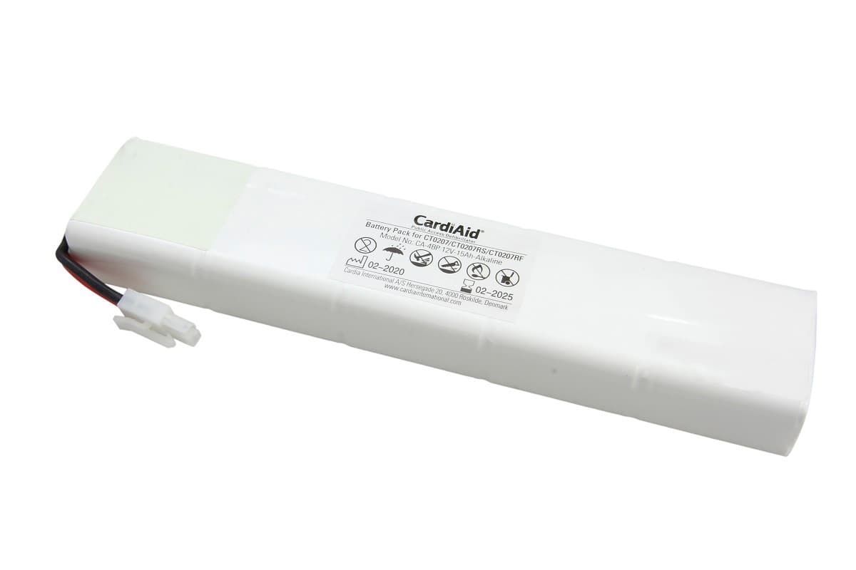 Batterie pour technologies médicales CardiAid 12V Alkaline Battery Pack CA-4BP pour CT0207 15,0Ah