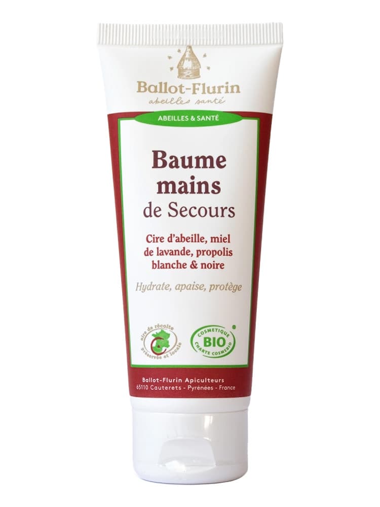 Ballot-Flurin Baume Mains de Secours Apiculture Bio 75 ml