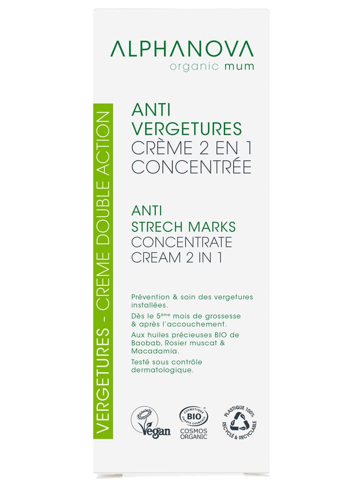 Alphanova Santé Crème Concentrée Anti-Vergetures Bio 150 ml